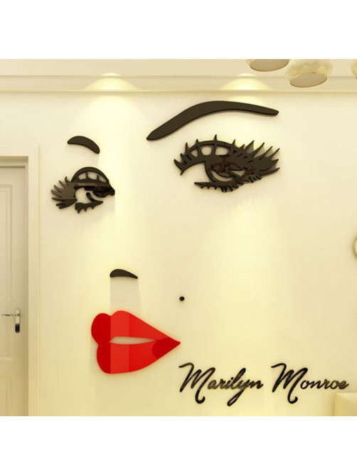 Наклейка интерьерная TAKE IT EASY «Мэрилин Монро», декор настенный, панно, 100×90 см