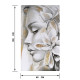 Картина «Девушка и цветы» интерьерная, 60×100 см