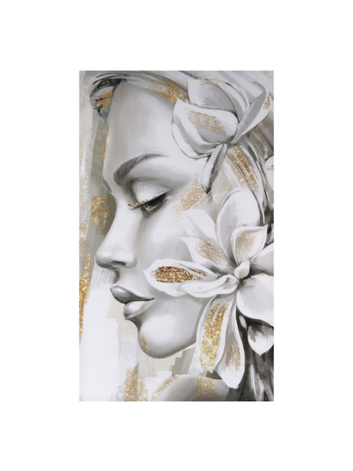 Картина «Девушка и цветы» интерьерная, 60×100 см