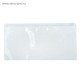 Папка-конверт на ZIP-молнии Calligrata А65 (122×240 мм), 100 мкм, прозрачная, МИКС