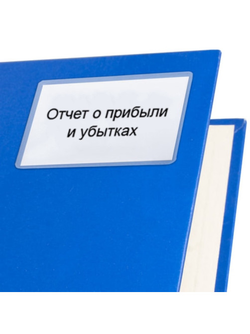 Карман самоклеящийся 65×98 мм, комплект 10 штук, для визитных карточек Calligrata, 110 мкм