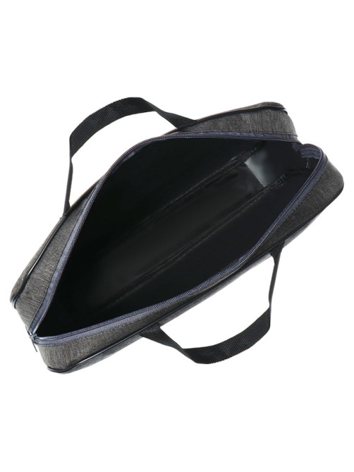 Папка с ручками текстильная А4, Офис - премиум «Графит», для бумаг, для офиса, 350×270×60 мм, ПДМ-111