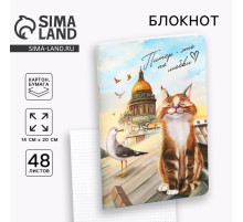 Блокнот «Питер» А5 в мягкой обложке, 48 л