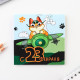 Блокнот 10×10 см, 16 листов «23 февраля. Детский» МИКС
