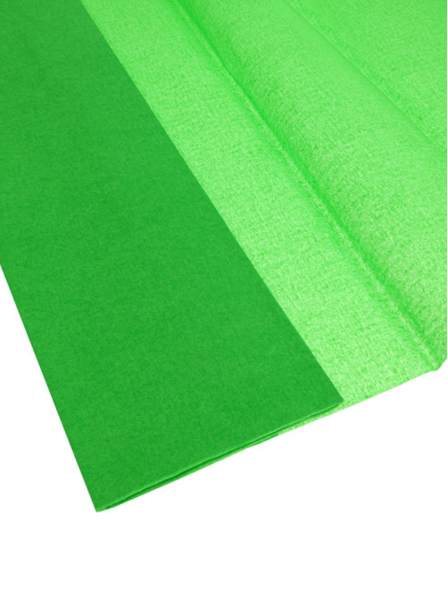 Бумага крепированная 50×200 см, в рулоне, 32 г/м², зелёная