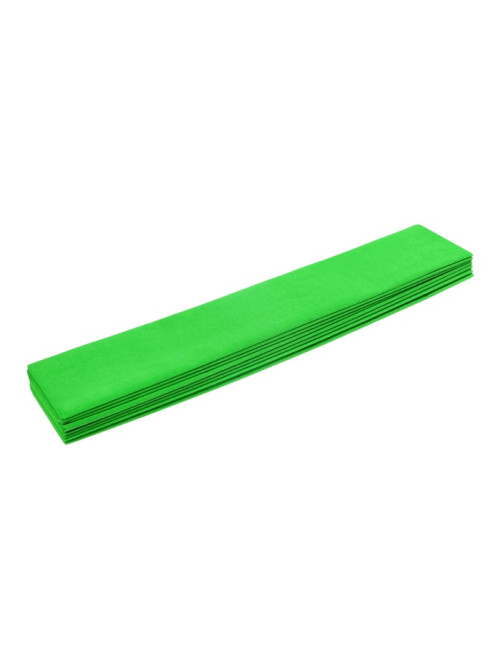 Бумага крепированная 50×200 см, в рулоне, 32 г/м², зелёная