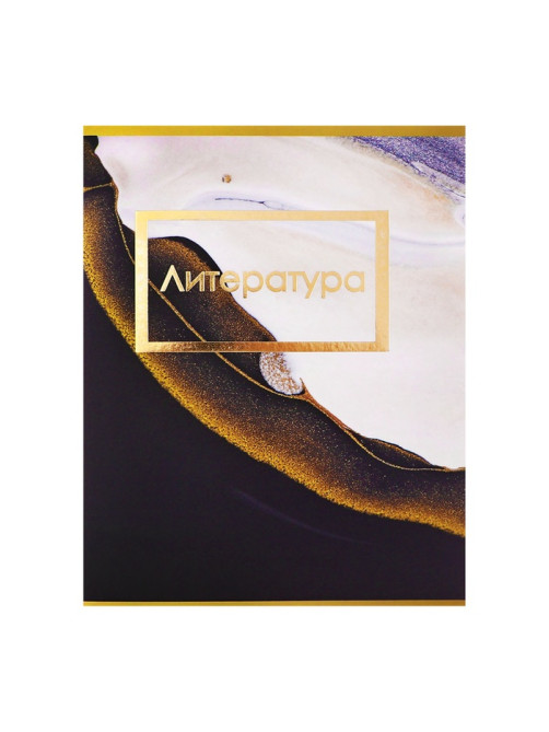 Набор предметных тетрадей Calligrata «Мрамор тёмный», 10 предметов, 48 листов, со справочным материалом, обложка из мелованного картона