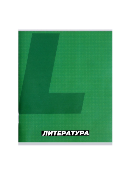 Предметная тетрадь по литературе Calligrata. MonoTone, 36 листов, в линейку, со справочным материалом, обложка из мелованной бумаги
