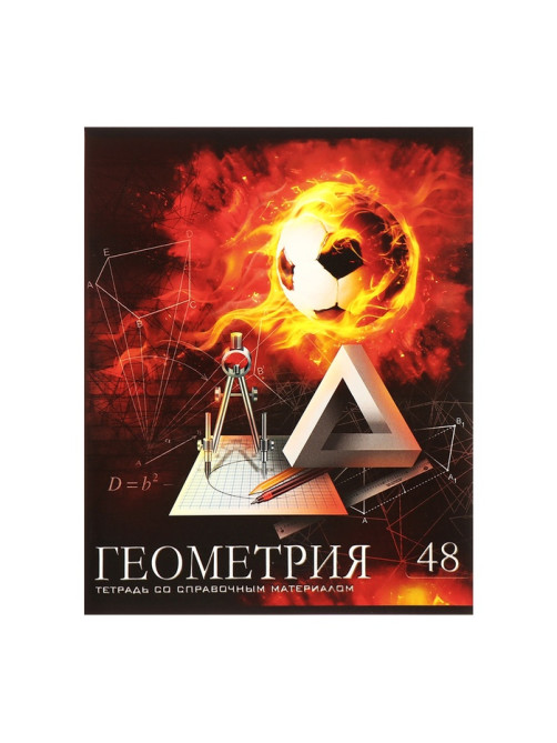 Набор предметных тетрадей Calligrata «Футбол», 10 предметов, 48 листов, со справочным материалом, обложка из мелованного картона, блок офсет