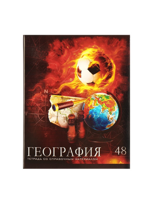 Набор предметных тетрадей Calligrata «Футбол», 10 предметов, 48 листов, со справочным материалом, обложка из мелованного картона, блок офсет