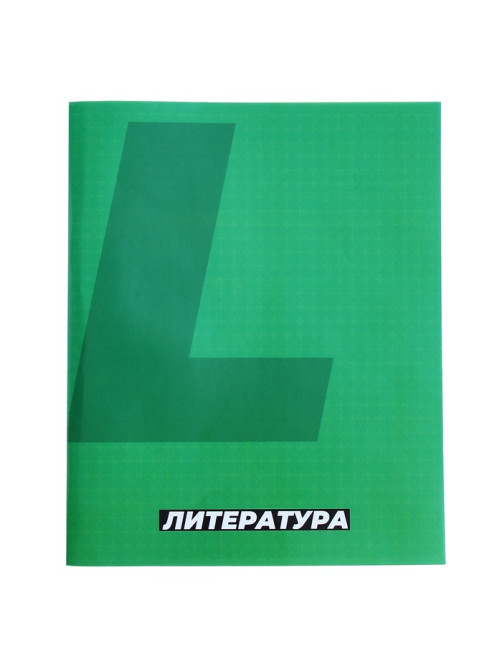 Предметная тетрадь по литературе Calligrata. MonoTone, 36 листов, в линейку, со справочным материалом, обложка из мелованной бумаги