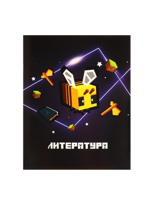 Набор предметных тетрадей Calligrata «Пиксели», 10 предметов, 36 листов, со справочным материалом, обложка из мелованного картона, блок офсет