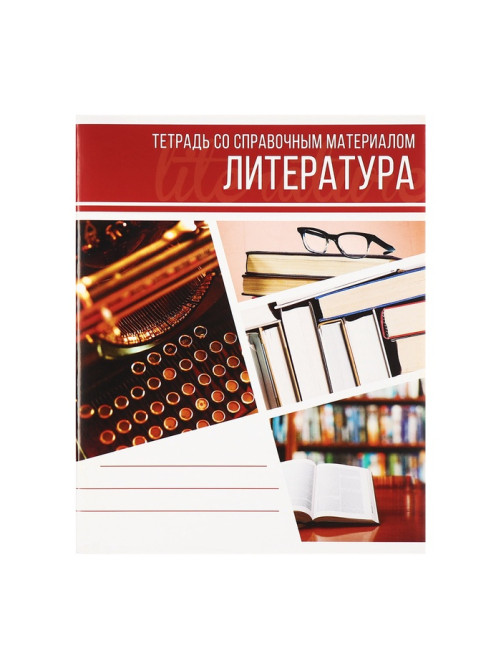 Набор предметных тетрадей Calligrata «Коллаж», 10 предметов, 48 листов, со справочным материалом, обложка из мелованного картона