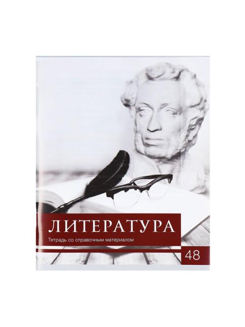 Набор предметных тетрадей 48 листов, Calligrata «Чёрное-белое», 10 предметов, серые листы