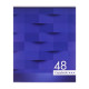 Тетрадь 48 листов в клетку, Calligrata «Мозаика», серые листы, МИКС