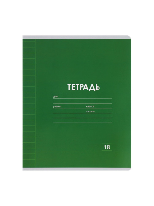 Набор тетрадей из 10 штук, 18 листов в линейку Calligrata «Однотонная Классика. Эконом», серые листы, МИКС