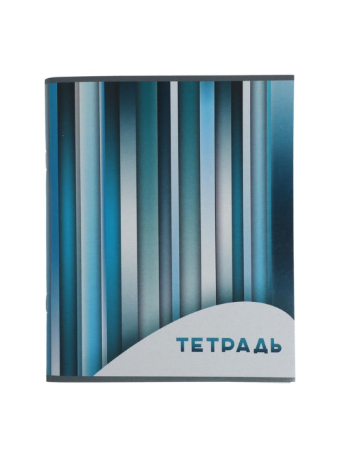 Набор тетрадей, 96 листов в клетку, Calligrata «Яркие полосы», серые листы, 4 штуки
