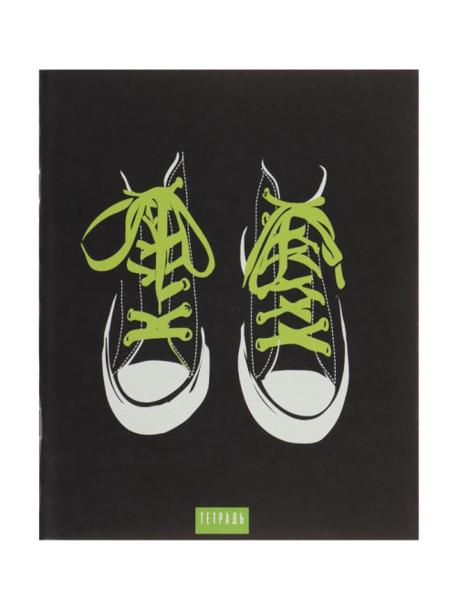 Тетрадь 96 листов в клетку, Calligrata «Кеды», МИКС