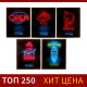 Тетрадь 36 листов в клетку, Calligrata «Неон», МИКС