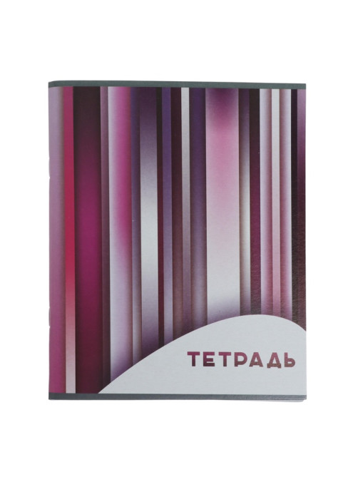 Набор тетрадей, 96 листов в клетку, Calligrata «Яркие полосы», серые листы, 4 штуки