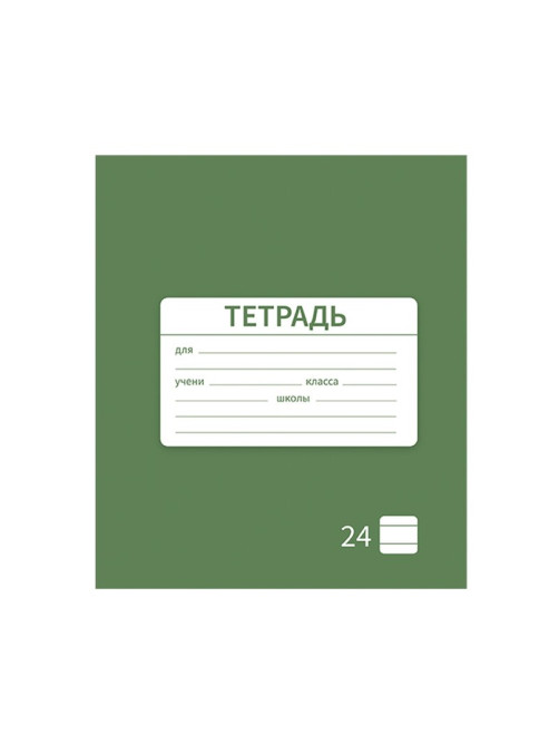 Тетрадь 24 листа в линейку Calligrata «Однотонная Школьная. Эконом», обложка мелованная бумага, серые листы, МИКС