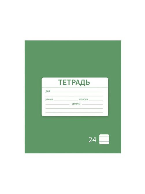 Тетрадь 24 листа в линейку Calligrata «Однотонная Школьная. Эконом», обложка мелованная бумага, серые листы, МИКС