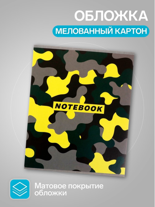Набор тетрадей, 48 листов в клетку, Calligrata «Смайлики», 5 штуки