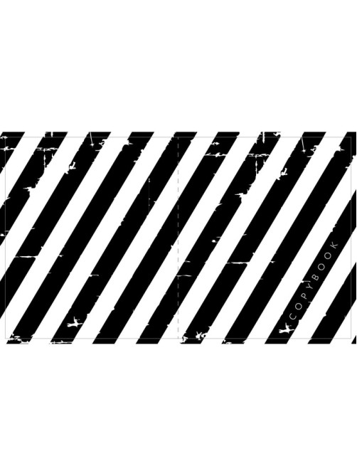 Тетрадь 96 листов в клетку, Calligrata, Black and White, МИКС