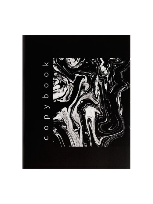 Комплект тетрадей, 96 листов в клетку Calligrata Black and White, 4 штуки