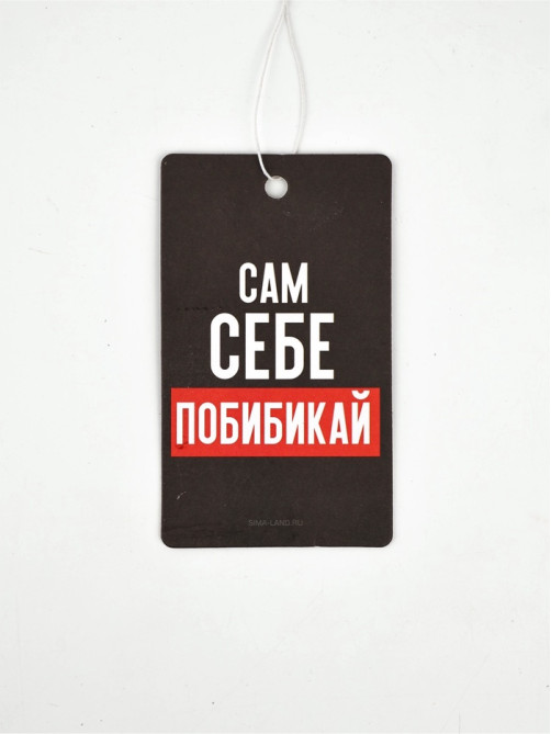 Ароматизатор в машину «Сам себе побибикай», аромат антитабак