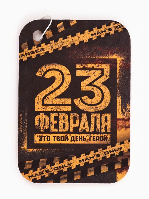 Ароматизатор в автомобиль «23 февраля», аромат цитрус