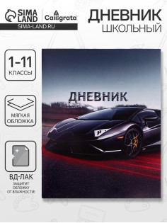 Дневник школьный для 1-11 классов, «Тачка в движении», мягкая обложка, 40 листов
