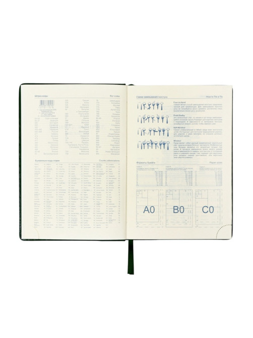 Ежедневник датированный Calligrata, А5, 2026, твёрдая обложка из искусственной кожи «Небраска», 168 листов, зелёный