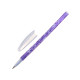 Ручка шариковая LANCER, синий стержень, узел 0.5 мм, корпус с рисунком, тонированный, МИКС