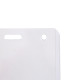 Бейдж - карман вертикальный, внешний размер 126×79 мм, внутренний размер 110×70 мм, 76 мкр, жёсткий