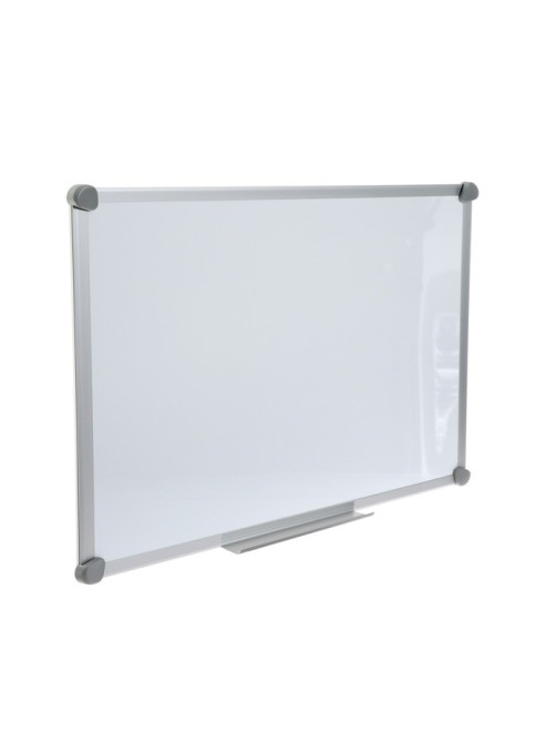Доска магнитно-маркерная, Calligrata SLIM, 60×90 см, в алюминиевой рамке, с полочкой