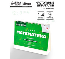Настольные шпаргалки «Математика 1-4 класс»