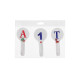 Набор веер-касс, гласные, согласные, цифры от 1 до 20, Calligrata, гибкие, 3 штуки, пакет с европодвесом, МИКС