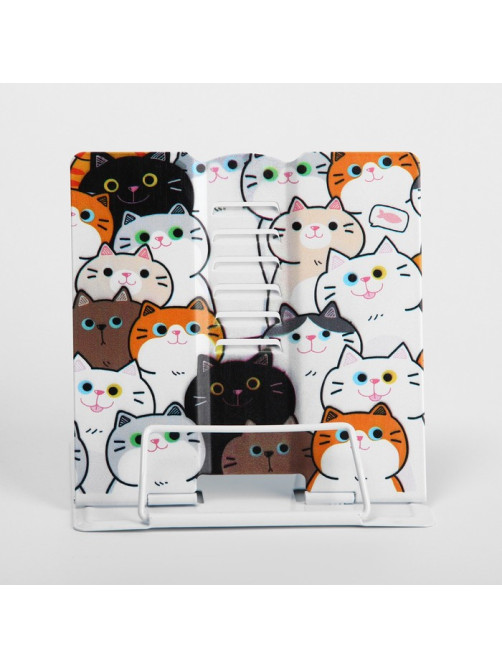 Подставка для книг «Котики», 15.2×18 см