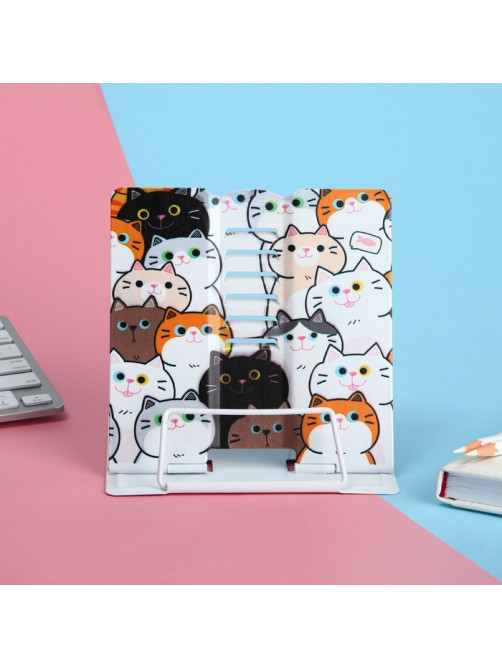 Подставка для книг «Котики», 15.2×18 см