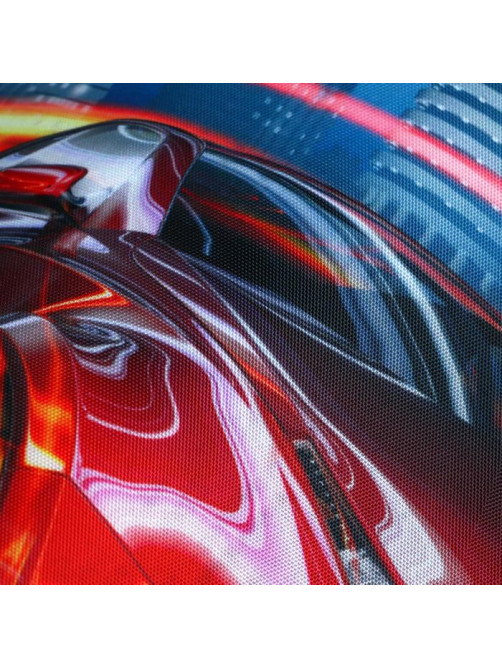 Мешок для обуви «Авто в огне» (мягкий полиэстер, плотность 210D) 42×34 см