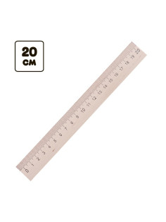Линейка деревянная ЛМП 200 Calligrata, 20 см