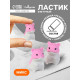 Ластик фигурный «Хомяк», МИКС