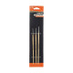 Набор кистей для рисования, белка, 3 штуки: № 1, 2, 3, круглые, деревянная ручка, международный размер