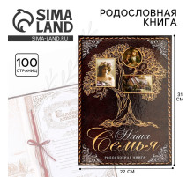 Родословная книга «Наша Семья», 50 листов, 22×31 см