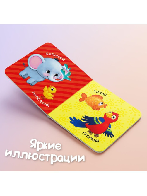 Книги картонные «Обучающие», набор 4 шт. по 10 стр.