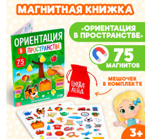 Магнитная книжка-игрушка «Ориентация в пространстве»