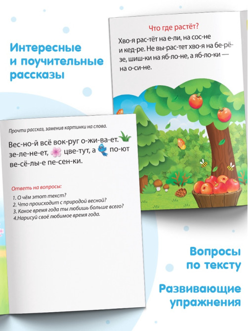 Книга «Учимся читать текст» 24 стр.