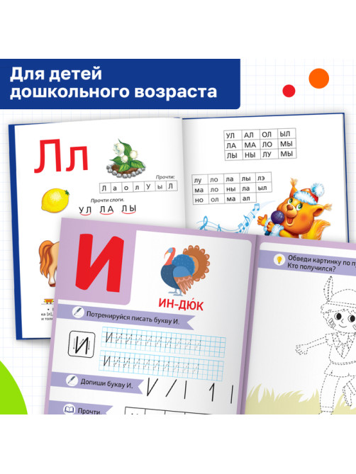 Набор обучающих книг 2 шт., «Букварь и прописи», ФГОС