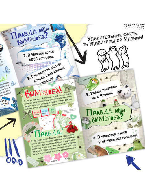 Книга «Правда или ложь. 24 факта о Японии», А5, Аниме